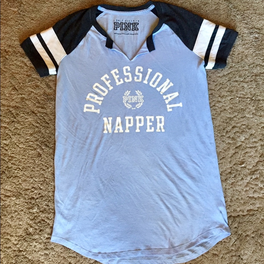 Professional Napper VS Pink night shirt!