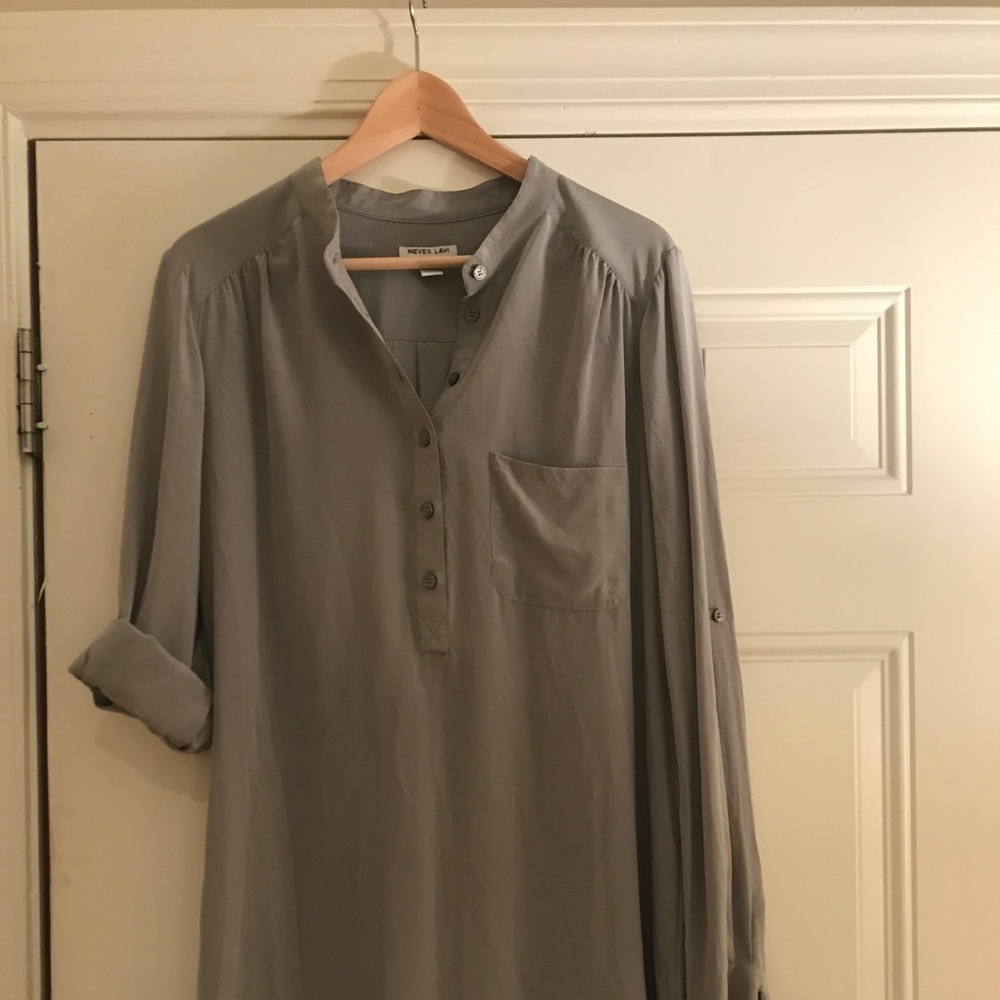 Silk tunic dress size large