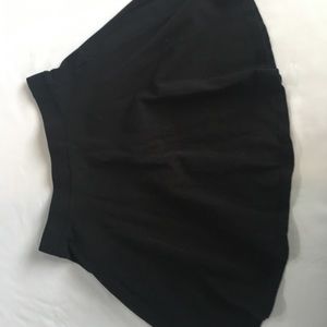 forever 21 black skater skirt