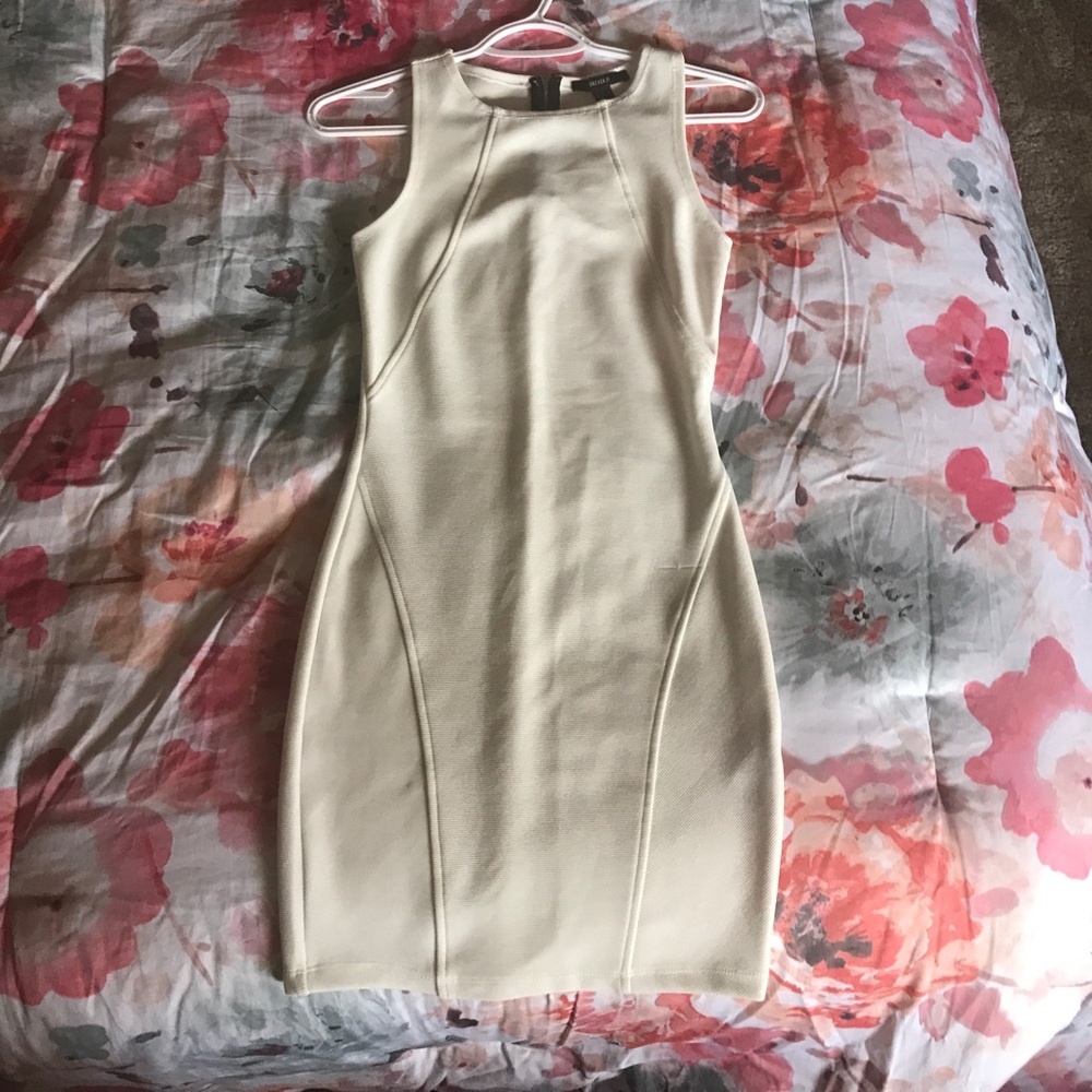 Cream party dress