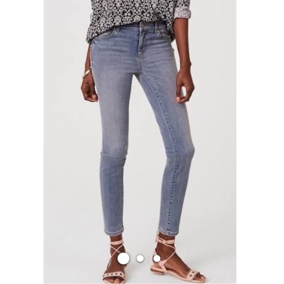 LOFT Denim - LOFT Legging crop faded wash