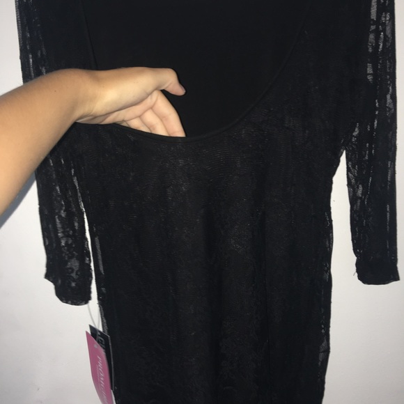 Black mini dress - Picture 3 of 3