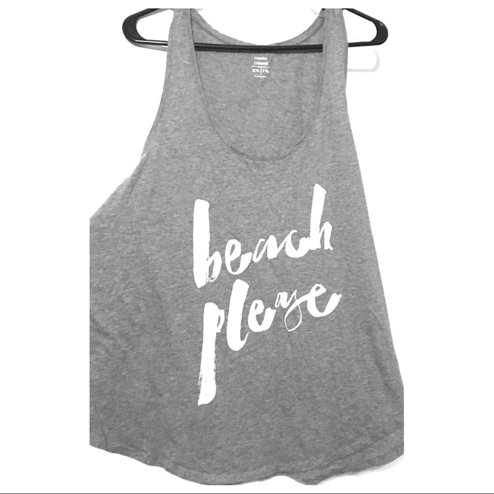 Beach Please Relaxed Tank