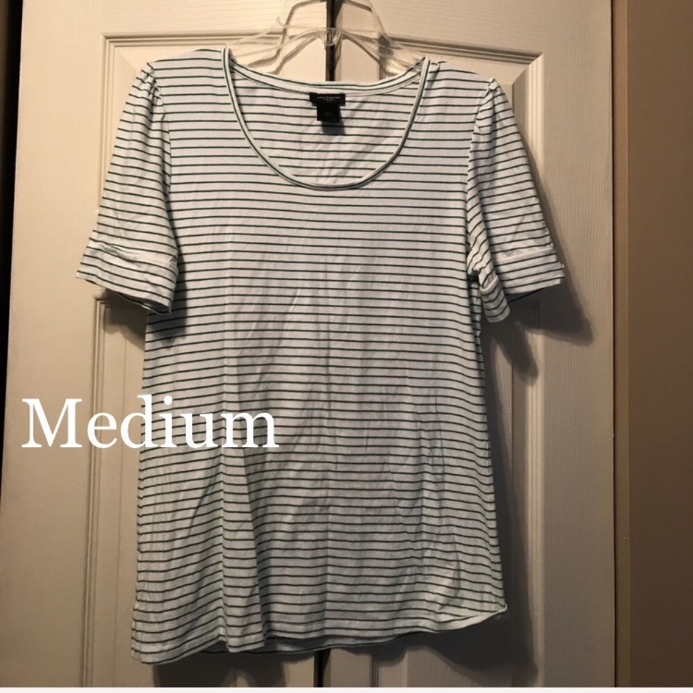 Green stripped shirt