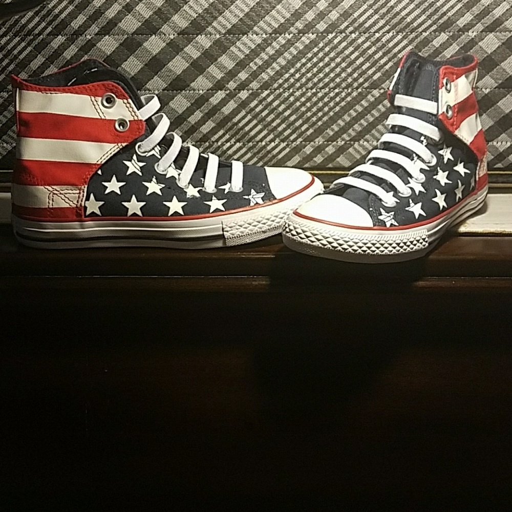🔥American Flag Converse🔥
