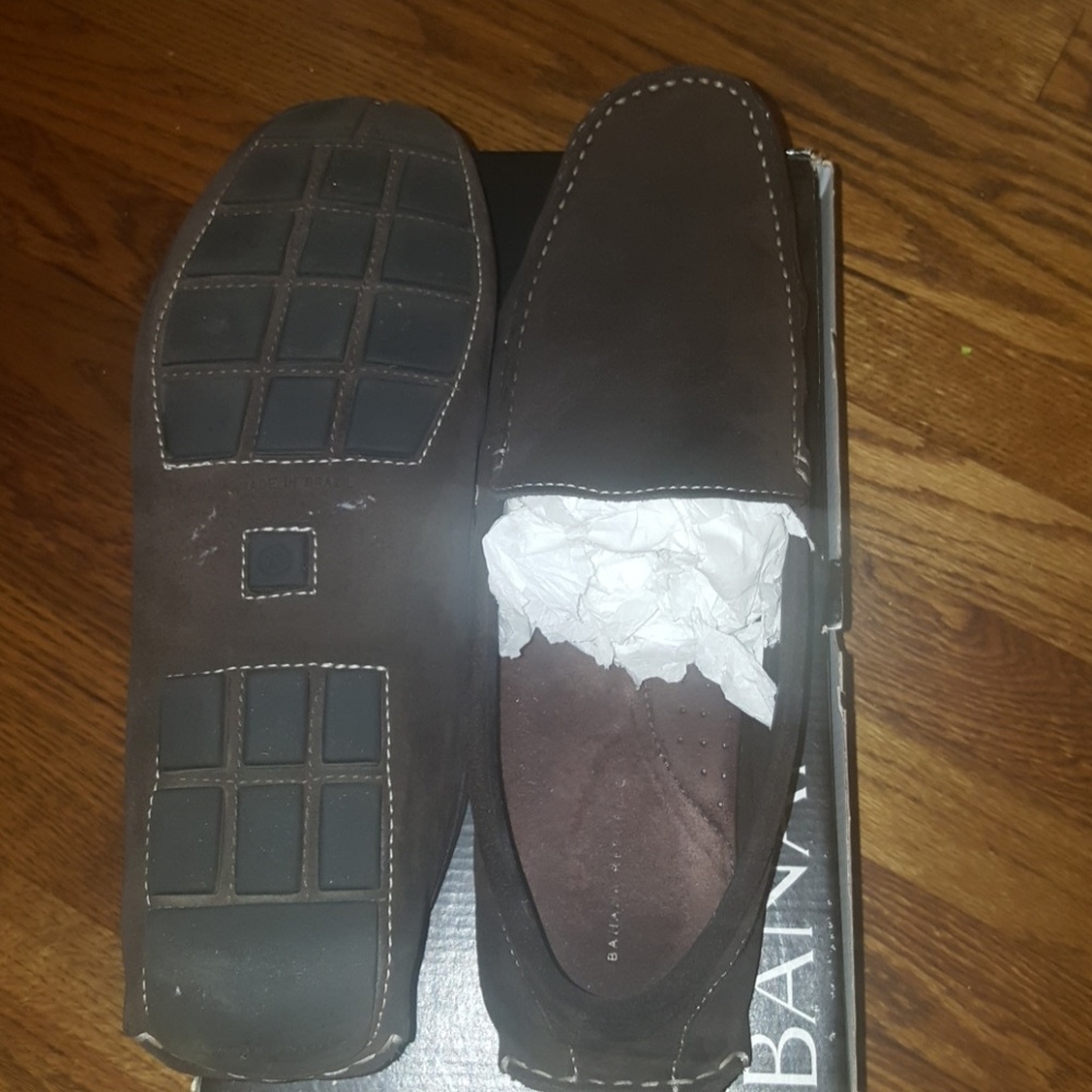 Brown Suede loafers worn  about 5x great condition