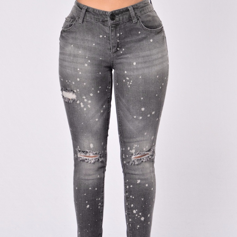Fashion Nova Wet Paint Jeans