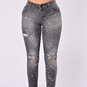 Fashion Nova Wet Paint Jeans