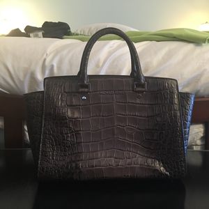 Michael Kors Embossed Leather Purse