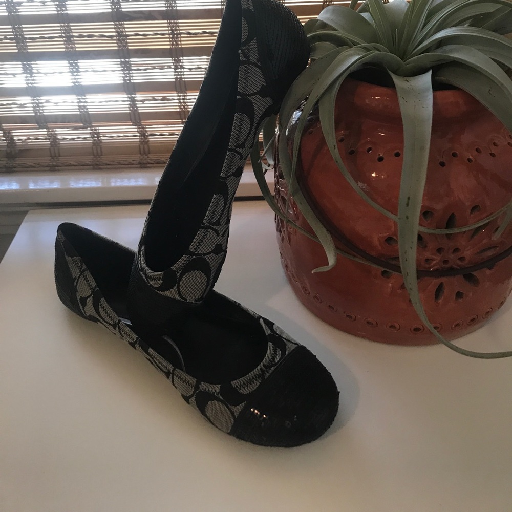 Coach ballet flats