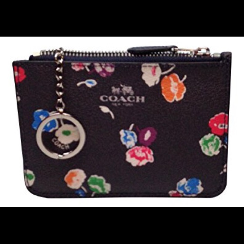 Coach wildflower coin purse