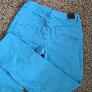 Turquoise Girls Justice Jeans Size 10R