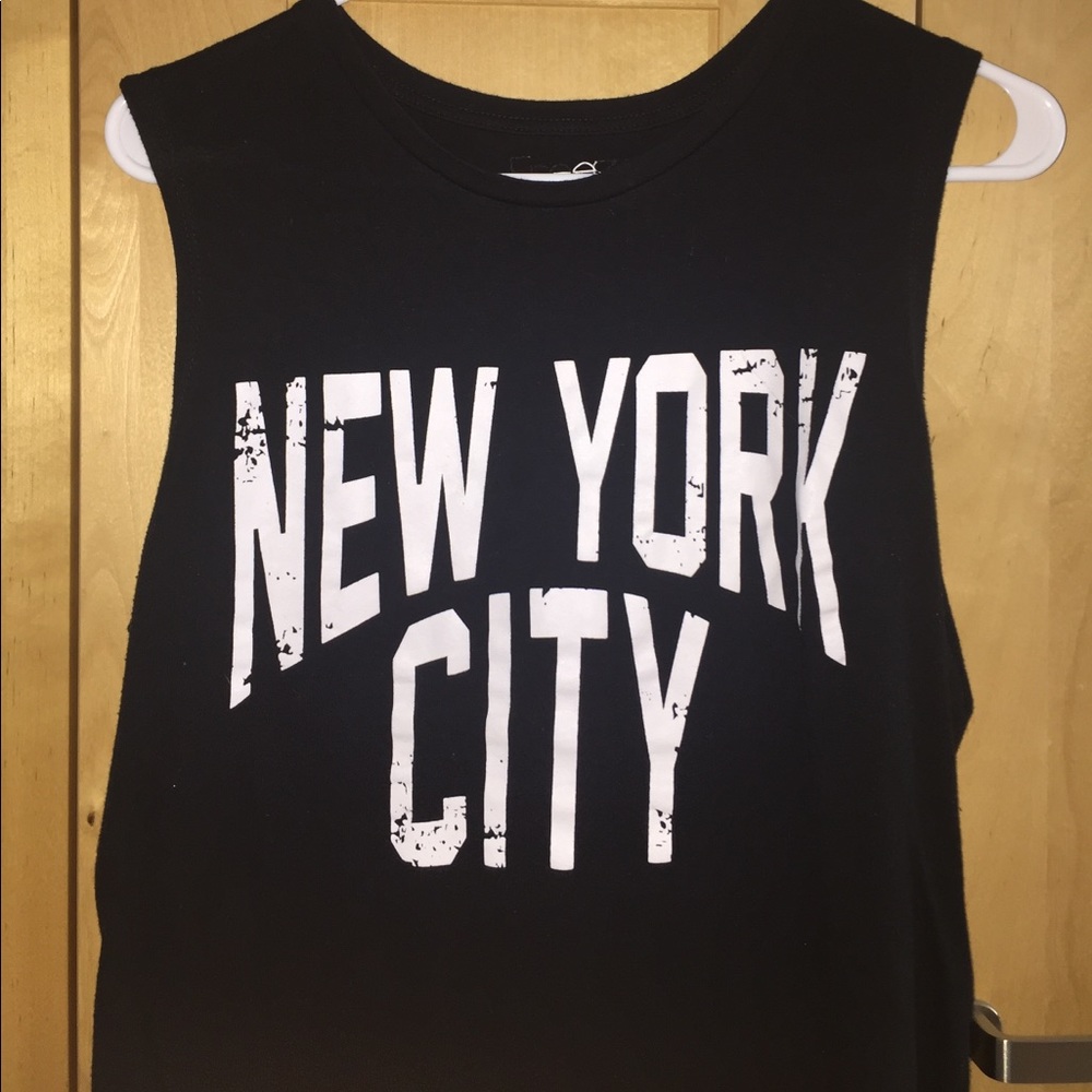 NEW YORK CITY crop top tank