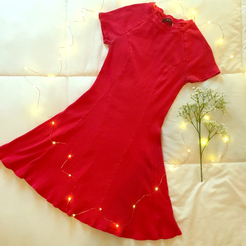 Coral dress