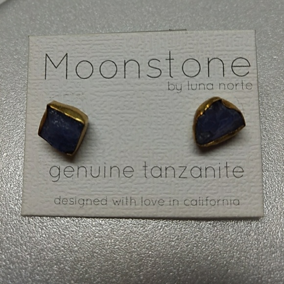 Moonstone Earrings by Luna Norte - Picture 2 of 2