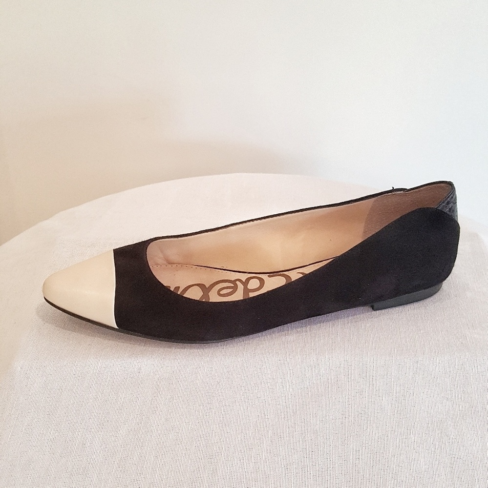 Sam Edelman Trent Black Suede Flats