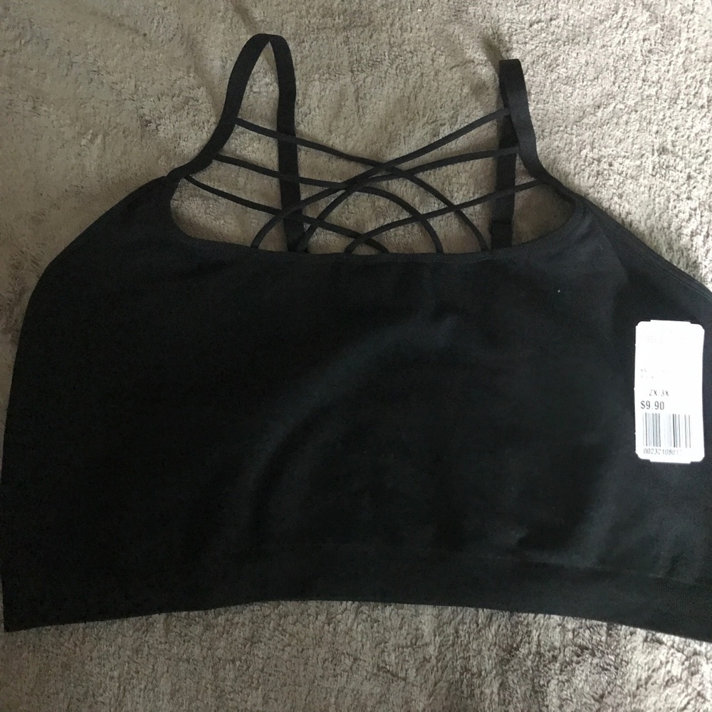 Plus Sized Caged Front Bralette