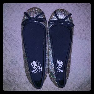 Childrens Place Dressy Shoes in Navy Blue/Silver