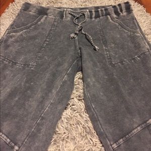 Acid wash sweatpants