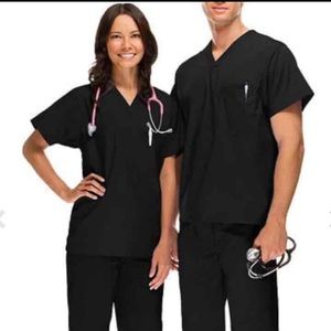 *SOLD ON Ⓜ️* Black Unisex Scrubs