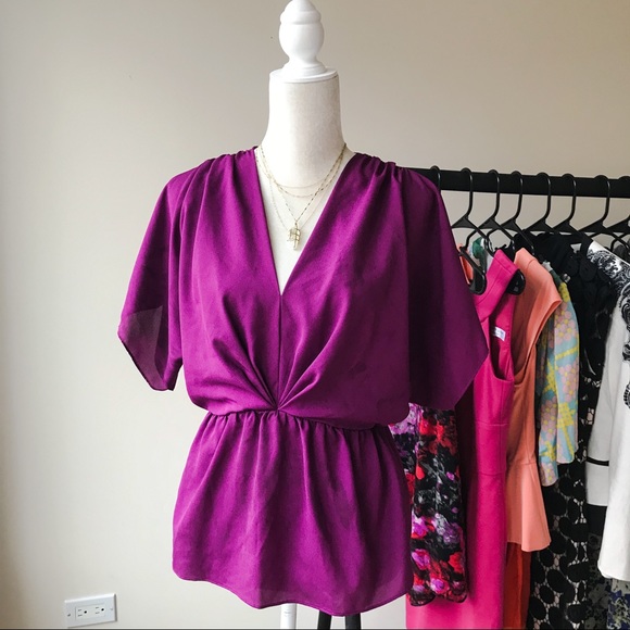 Greylin Tops - Greylin Purple Butterfly Top