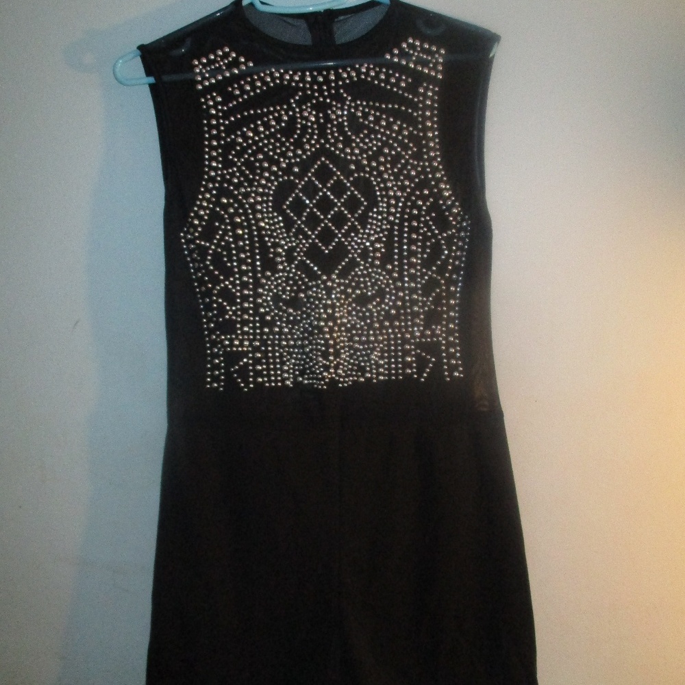 Black Mesh Romper