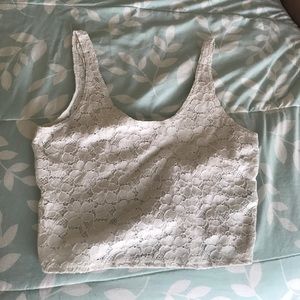 super cute lace crop top