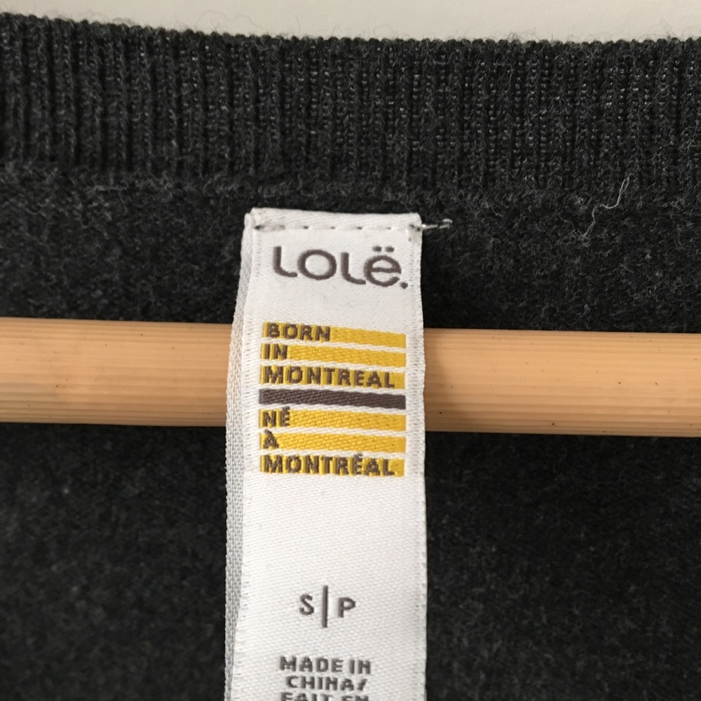 ❌SOLD❌ LOLE Round Hem Cotton Sweater - Picture 2 of 2