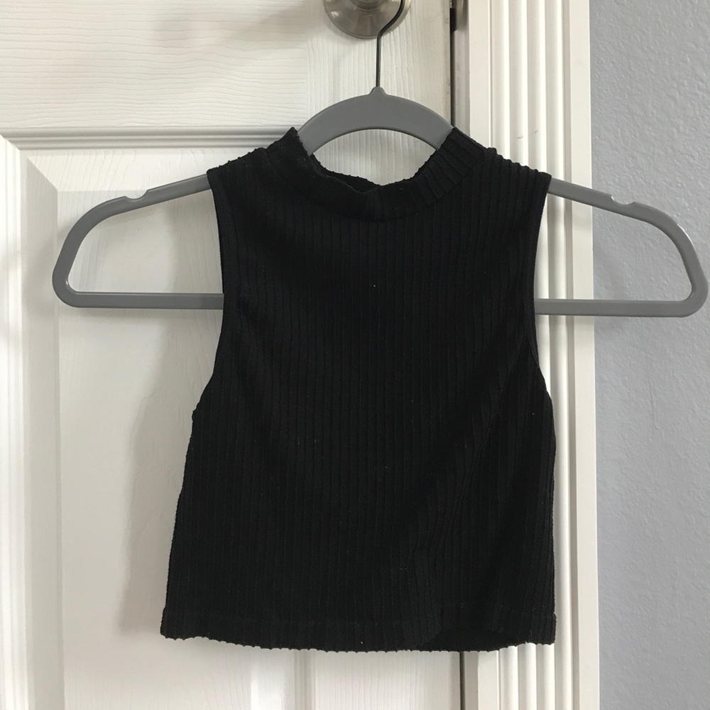 Mock Neck Muscle Tee