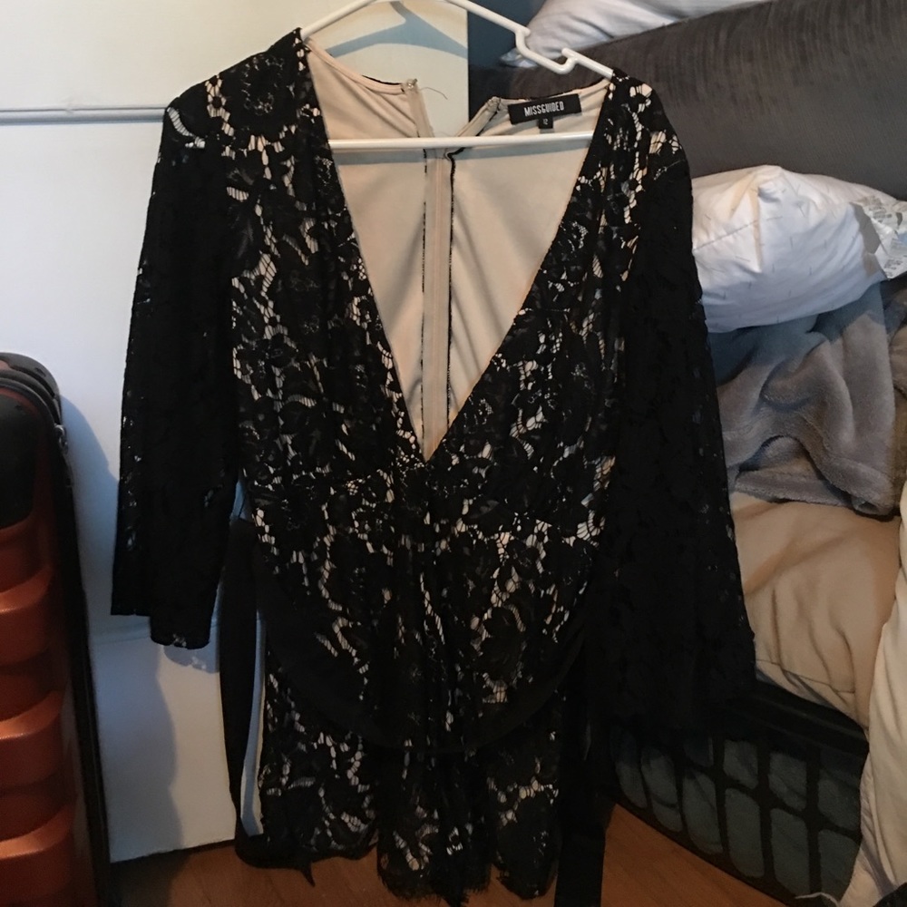 Misguided lace romper