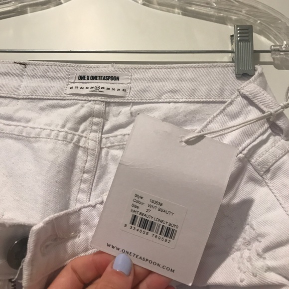 One Teaspon Lonely Boy Jeans - White - Picture 3 of 4