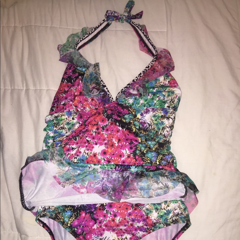 Cute frilly one piece bathing suit
