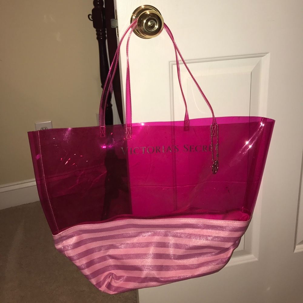 Victoria Secret plastic beach bag