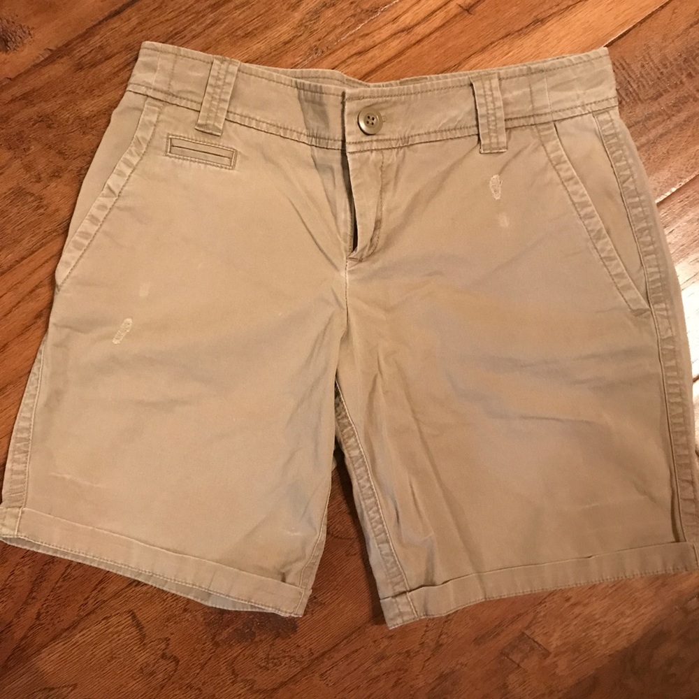Khaki Cargo Shorts