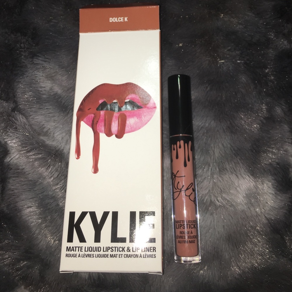 Kylie Liquid lipstick in the shade Dolce K