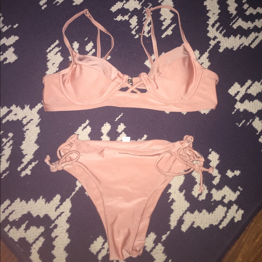 Pink bikini