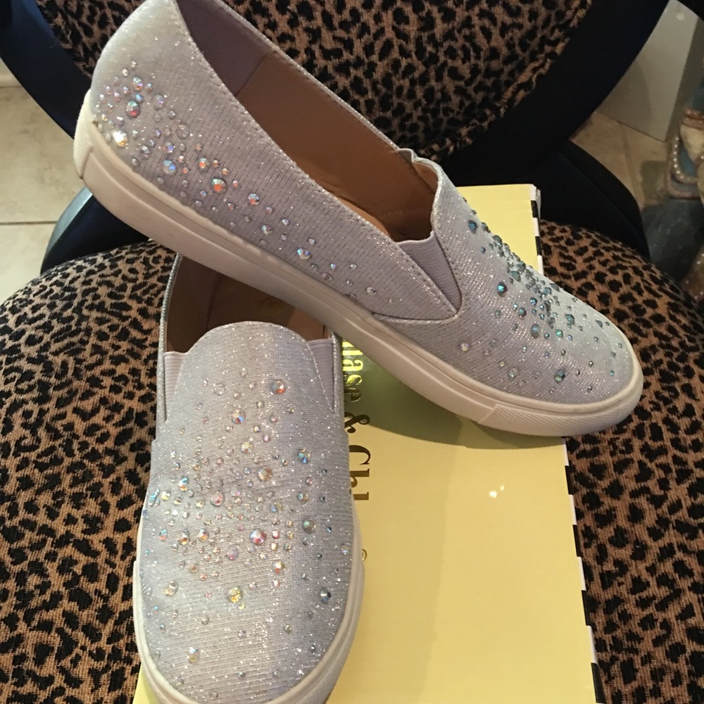 Chase & Chloe embellished sneakers