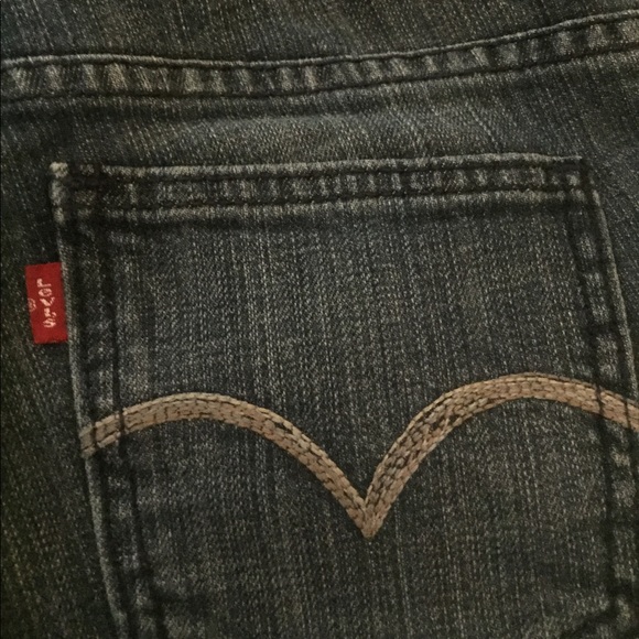 LEVI'S TOO SUPERLOW Denim Shorts - Size 1 - Picture 4 of 4
