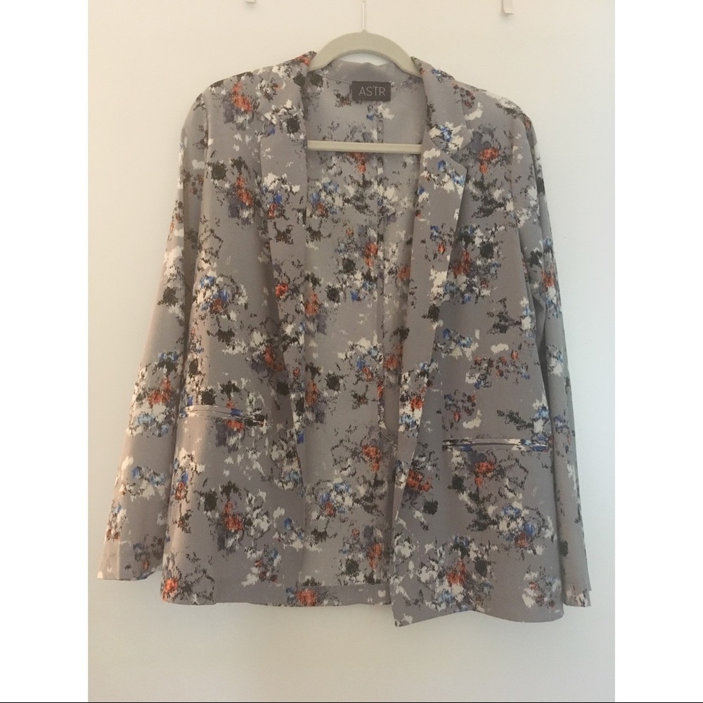 ASTR Floral Blazer (Size: S)