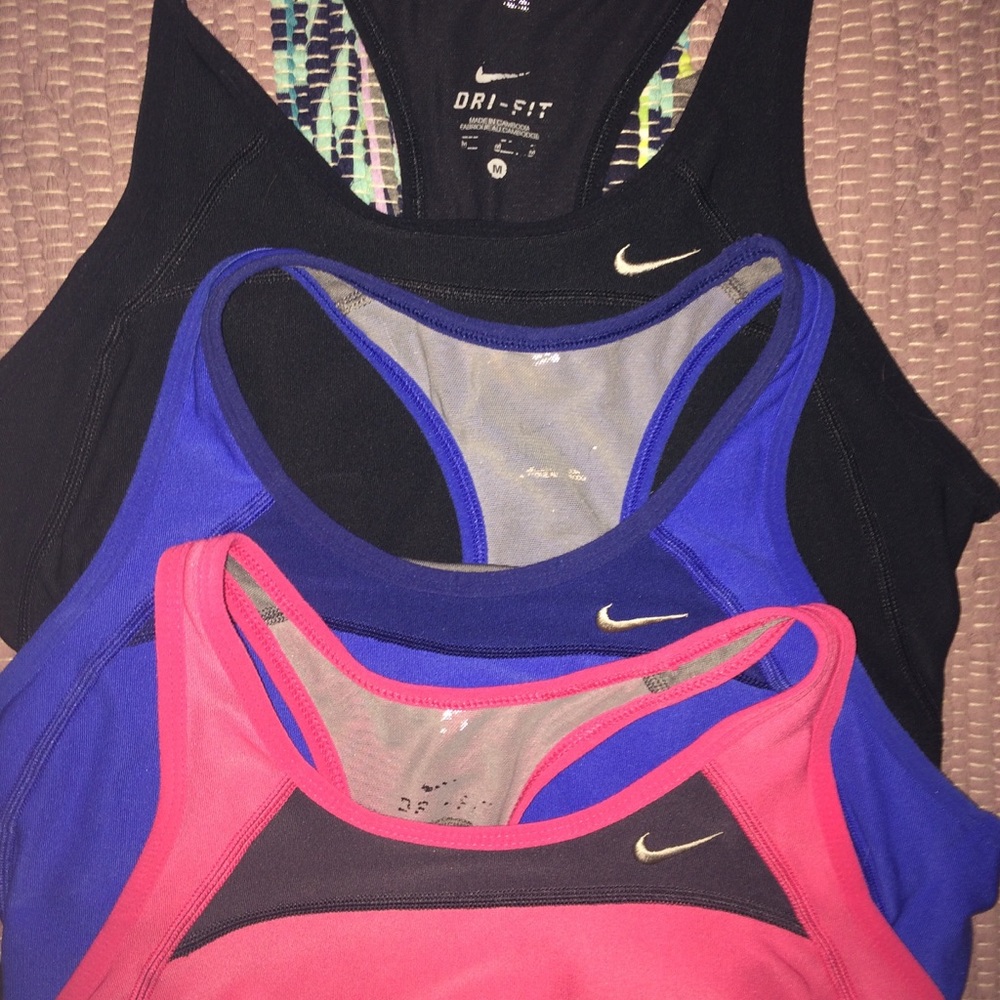 THREE Nike Workout Tanks