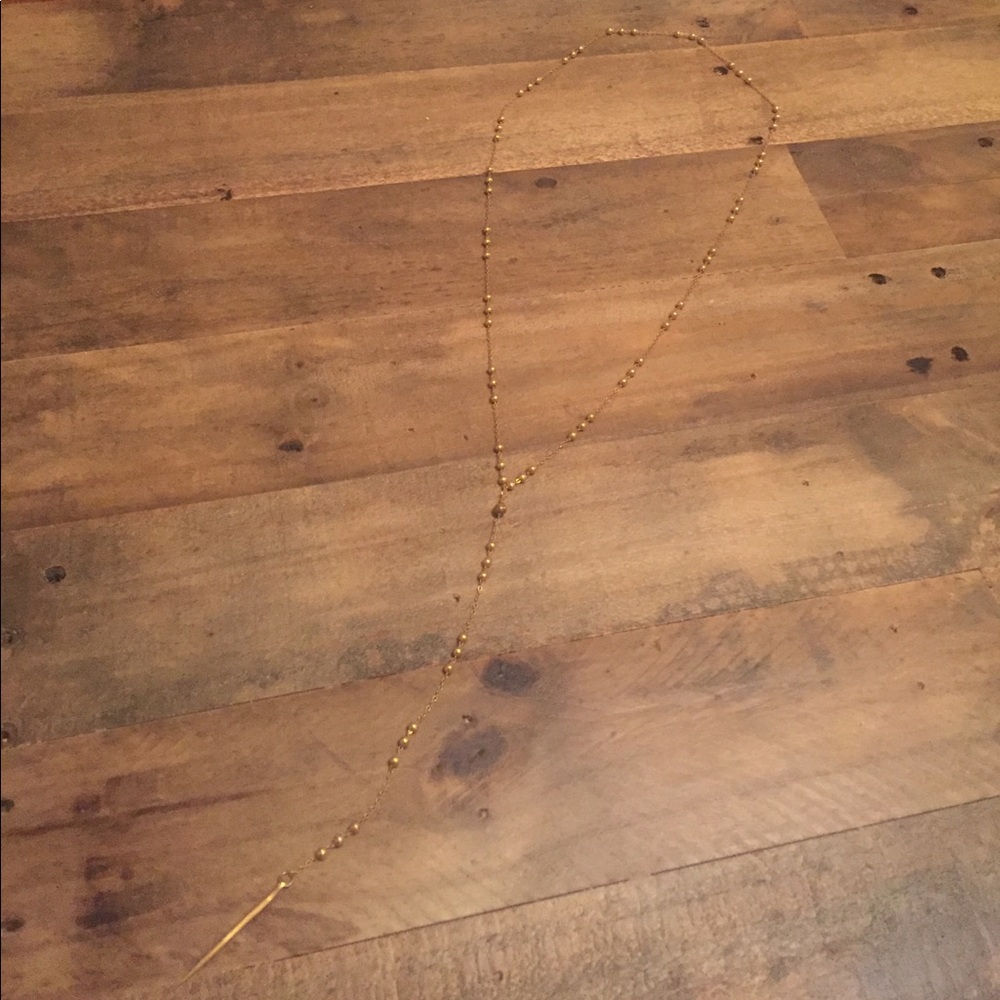 Gold Dogeared Long Y-Necklace