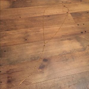 Gold Dogeared Long Y-Necklace