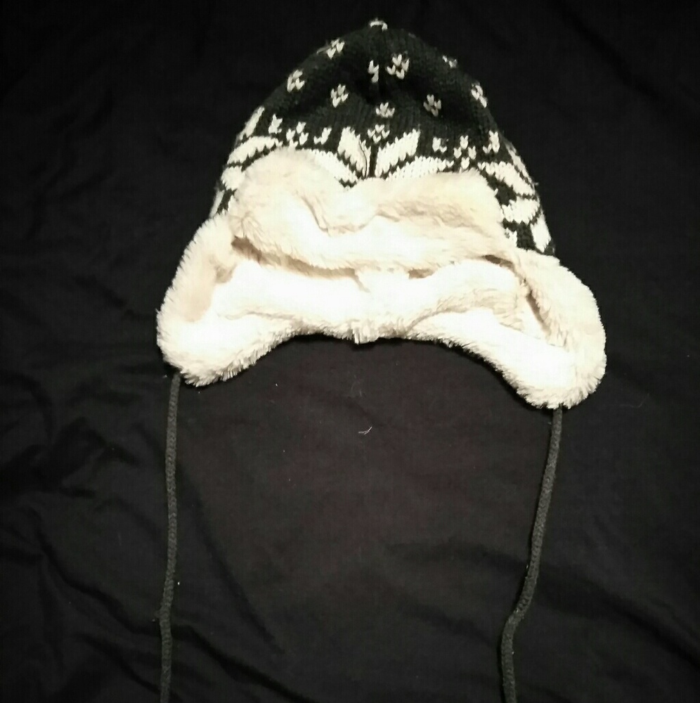 Aeropostale grey fleece snow hat