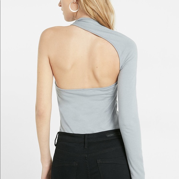 Flirty Asymmetrical One Shoulder Top, Last 1 Large - Picture 2 of 3