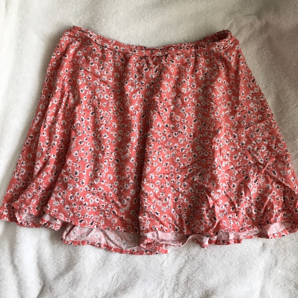 Pink Flowey Skirt