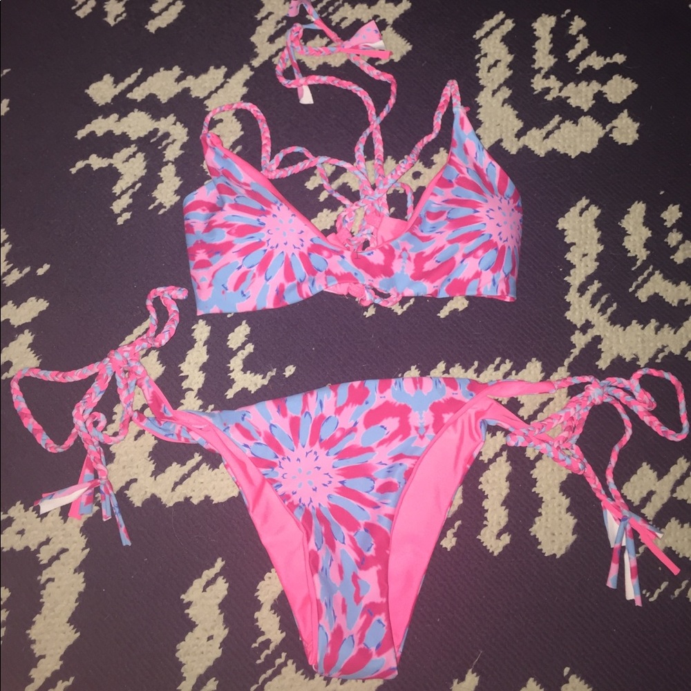 Beautiful pink bikini