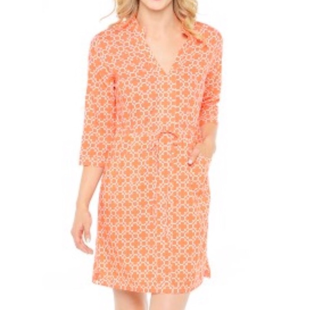 PETER MILLAR WOMEN'S PRINTED TUNIC DRESS (NWT)