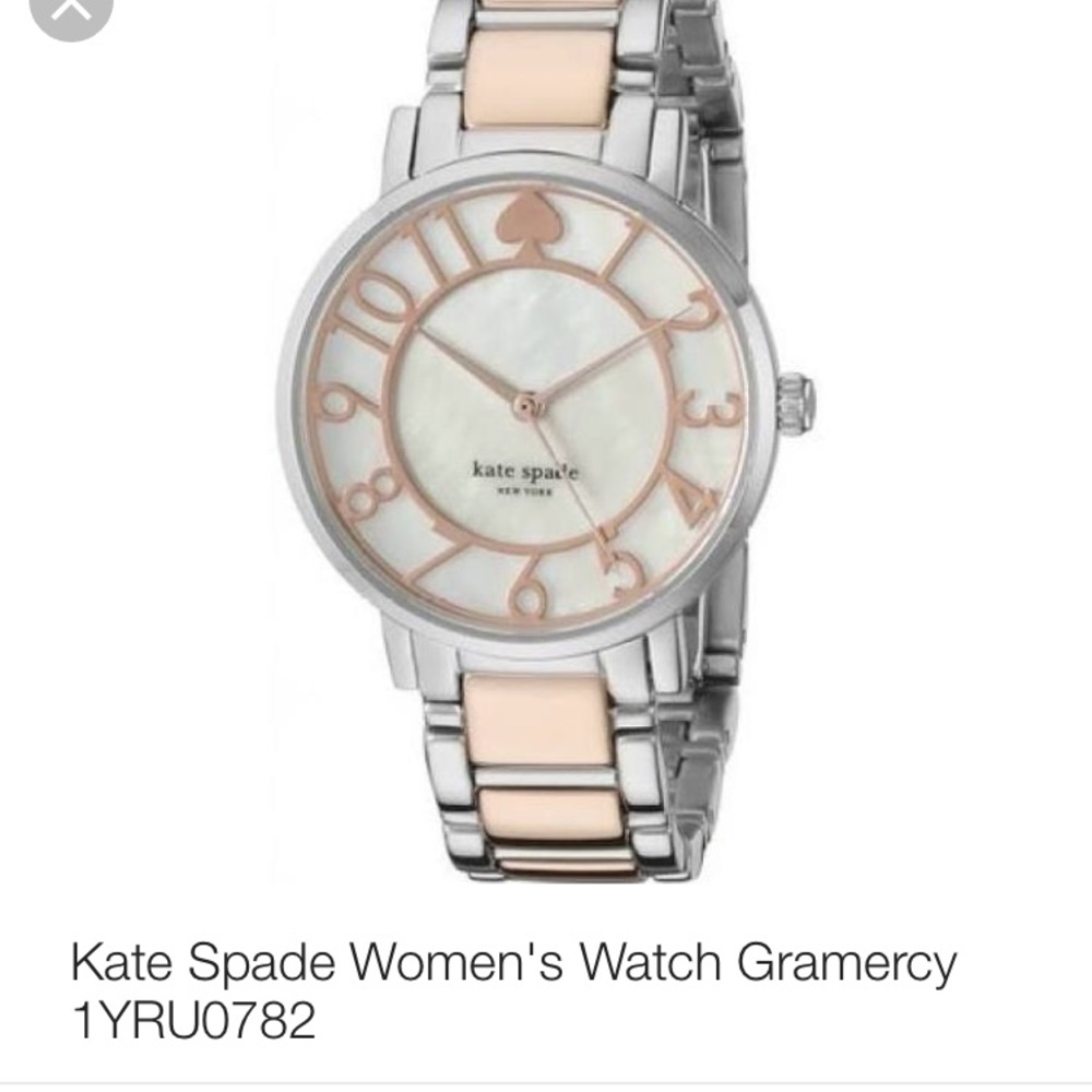 100% Authentic Rose Gold & Silver Kate Spade Watch