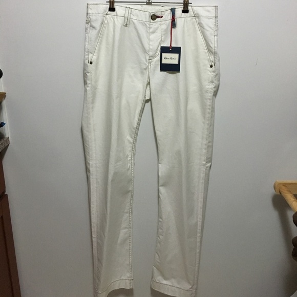Robert Graham Other - NWT Robert Graham 33 Waist White Pants Slim Jim
