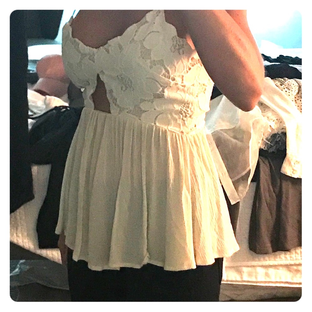Tularosa baby doll top xs
